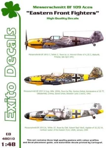 Exito Decals 1/48 MESSERSCHMITT Bf-109 ACES "EASTERN FRONT FIGHTERS" - Picture 1 of 8