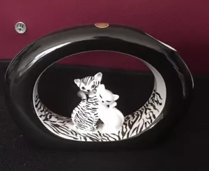 Goebel Katze Kitty "Zebra" Kitty de Luxe - Vase mit Katze NEU - Bild 1 von 6