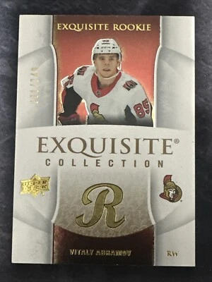 2019-20 Upper Deck Exquisite '05-06 Retro Rookies 05R-VA Vitaly Abramov Senators - Image 1 of 3