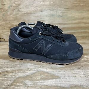New Balance 515 Classic Sneakers Mens 11 Black Suede Casual Low Lace Shoes