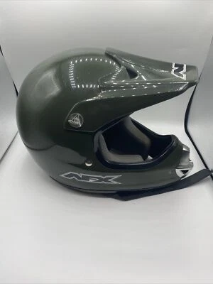 CASCO AFX FX-86R - OLIVA MATE - Mediano 58-59 CM 22 13/16-23 1/4 Pulgadas Usado Foto 1 de 4