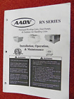 Aaon Rn Series Installation, Operation & Maintenance Manual