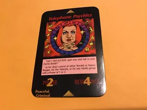 TELEPHONE PSYCHICS : Illuminati INWO CCG: 1996 One With All Edition TCG, fortune - Picture 1 of 5