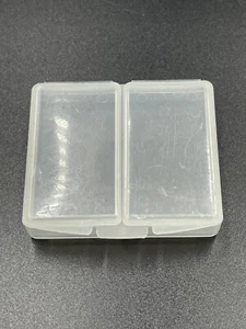 TUPPERWARE Francobolli Divisi N Cose 1863 Portapillole Trasparente Trasparente Vintage - Foto 1 di 5