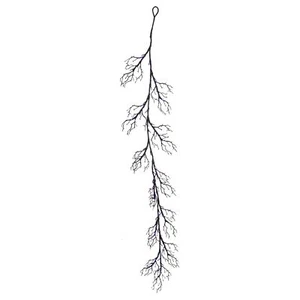 Lighted Multicolor & Multifunctional Glittered Black Branch Garland - Picture 1 of 3