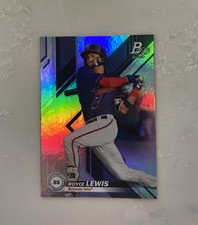 2019 Bowman Platinum TOP-81 Royce Lewis Rainbow Foil Twins