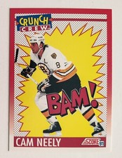 CAM NEELY 1991-92 Score Canadian Crunch Crew #305 Boston Bruins