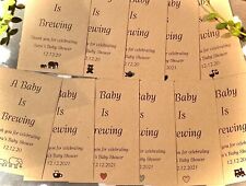 Baby Shower Favours Baby is Brewing envelopes various designs gift Favour Packet