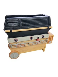 Grill Napkin And Salt & Pepper Holder Heavy Housewares Coordinates Handcrafted - Picture 1 of 7