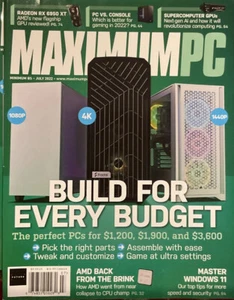 MAXIMUM PC Magazine JUL 2022 BUILD FOR EVERY BUDGET - Picture 1 of 1