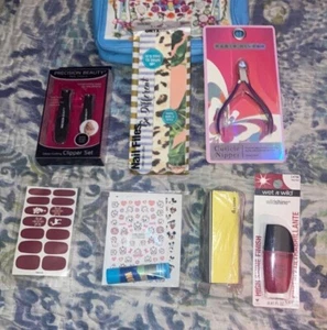 Nail Kit/Nail Care & Tools Manicure Bundle Bag - $70+ Value! NWT - Picture 1 of 15
