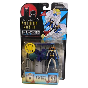 1997 Kenner The Adventures Of Batman Duo Force Batgirl Action Figure On Card - Picture 1 of 3