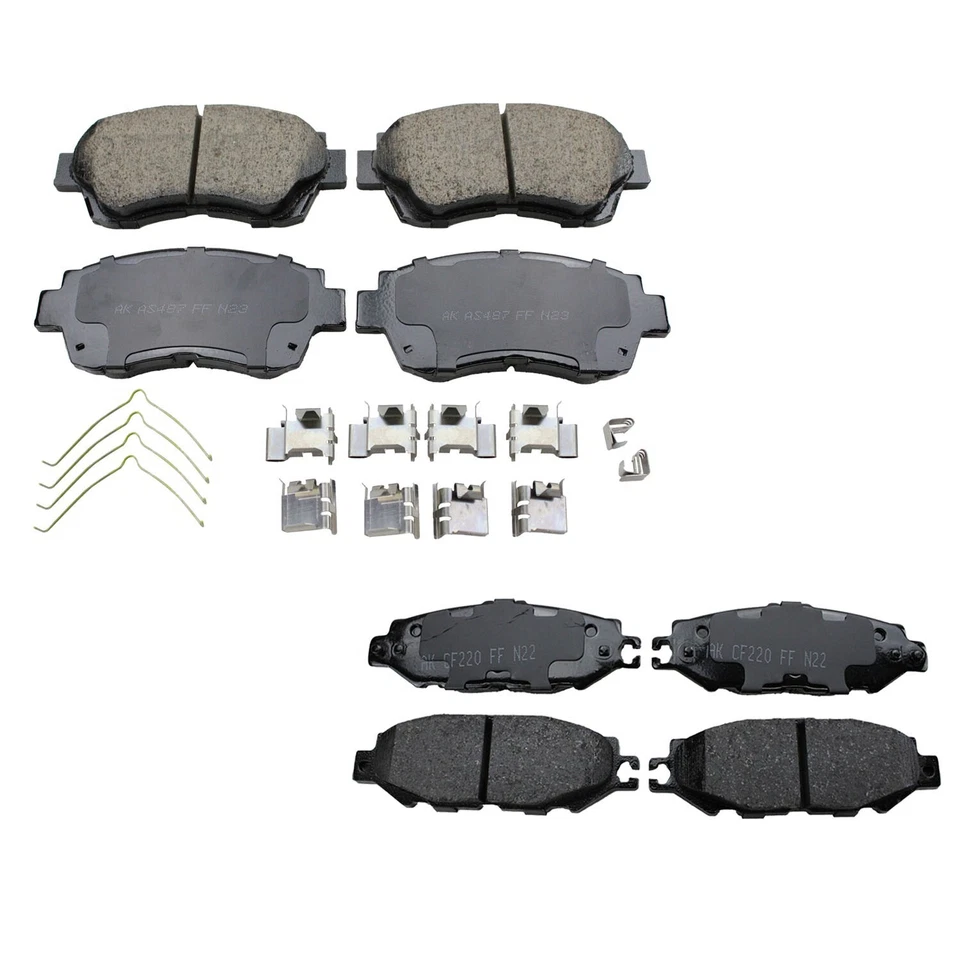 Juego de pastillas de freno delanteras y traseras de cerámica Akebono ProACT para Lexus SC300 3,0 L L6 Foto 1 de 1