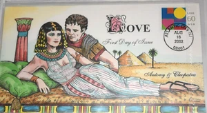 COLLINS LOVE CACHET FDC "ANTONY & CLEOPATRA," Atlantic City, N.J. (08-16-2002) - Picture 1 of 3