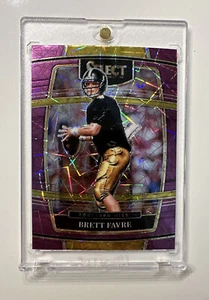 Brett Favre /QB Packers | 2022 Select Purple Laser Prizm #51 - Picture 1 of 8