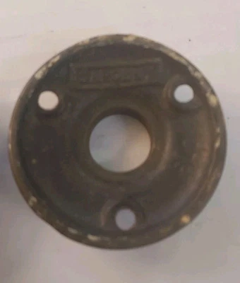 2 pomos de puerta de hierro fundido antiguos Sargent #278 rosetas victorianas perilla de puerta  Foto 1 de 2