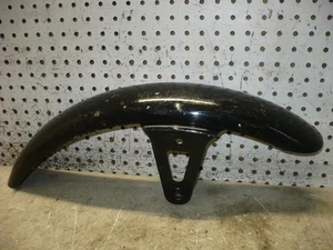 HD HARLEY 93 06 FXSTS SPRINGER SOFTAIL FRONT WHEEL FENDER BLACK ASSY 59176-96A - Picture 1 of 20