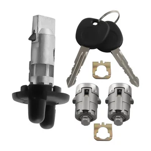 Ignition Switch Lock Cylinder with 2 Keys Front Door Lock Cylinder for Chevy - Picture 1 of 20