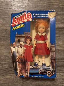 Vintage 1982 Knickerbocker The World Of Annie 6" Little Orphan Doll #3856 NEU IN OVP - Bild 1 von 3