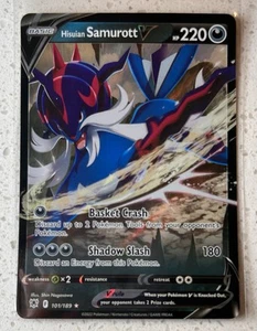 Hisuian Samurott V 101/189 Swsh10: Astral Radiance Holo NM - Picture 1 of 2