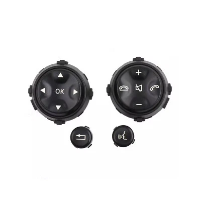 Par de botones de interruptor de volante negro, para Mercedes Benz W221 W216 Clase S/CL Foto 1 de 4
