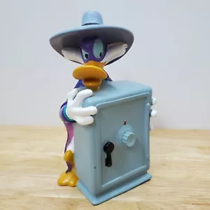 Rarissima banca monete vintage 7" DarkWing Duck PVC Disney di Happiness Express - Foto 1 di 6
