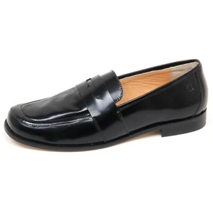 E9204 mocassino bimbo black NATURINO scarpe vintage effect loafer shoe kid boy - Picture 1 of 4