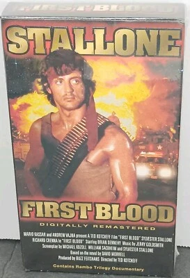 VTG VHS First Blood Rambo Richard Crenna, Sylvester Stallone NEW Sealed - Image 1 of 4