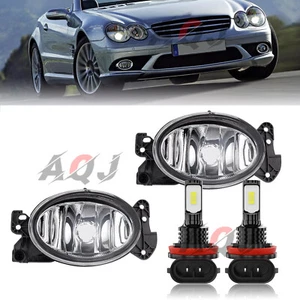 Par de luces antiniebla de parachoques 2007-2008 para Mercedes Benz lentes transparentes lámparas de repuesto - Imagen 1 de 15