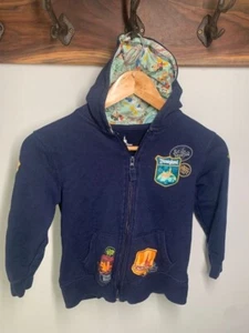 Disneyland Park Zip-Up Hoodie Embroidered - Kids Small - RARE - Splash Mountain - Picture 1 of 8