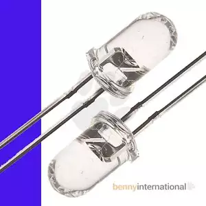 50x 5mm UV Purple LEDS Light Emitting Diode Violet Arduino PIC - Picture 1 of 2