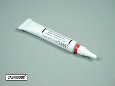 Motorrad Sitzbank Sitz Bezug Kunstleder Schwarz Reparatur Set