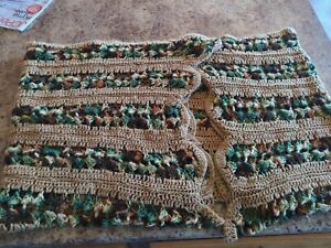 handmade crochet afghan / throw blanket