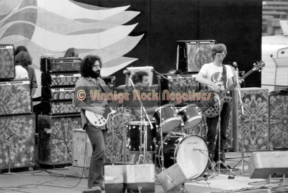 Grateful Dead in Gaelic Park Bronx,纽约 8/26/71 - 美术档案 8.5 x 11 照片 — 第 1/1 张图片