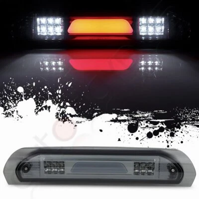 Tercera luz de freno LED lámpara de carga carcasa cromada humo para Dodge Ram 2500 2002-2009 Foto 1 de 4