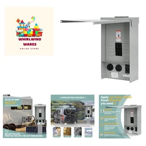 Temporary Power with 20, 30, and 50-Amp Receptacle Installed,RV Electrical wi... - Bild 1 von 7