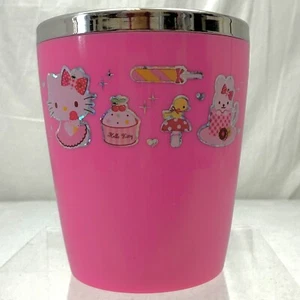 Hello Kitty Sanrio Cupcake Paleta Pequeña Taza de Metal Rosa 2010 6oz - Imagen 1 de 6