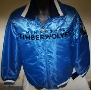 Minnesota Timberwolves NBA Starter Full Zip Jacket LAKE BLUE  M L XL 2X - Picture 1 of 11