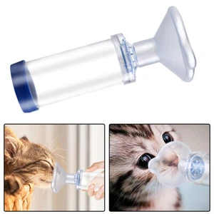 Free-Space Cat Dog Inhaler Spacer Feline Cannie Aerosol Chamber Handhold Durable - Picture 1 of 10