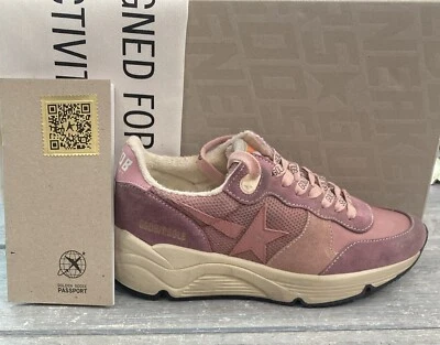 Golden Goose Running Soleil Cuir Chaussure Femme Rose Taille 36 ( - Photo 1/4