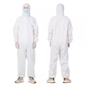 Traje L-3XL Cubierta Desechable Cuerpo Completo Protector Aislamiento Cubiertas 2 PIEZAS - Imagen 1 de 40