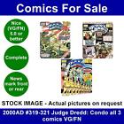 2000AD #319-321 Judge Dredd: Condo all 3 comics VG/FN