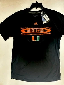ADIDAS Baseball University of Miami Hurricanes Large New Mens Ultimate - Picture 1 of 2