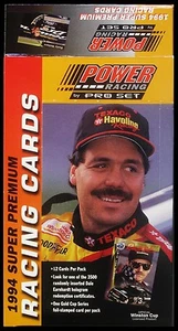 1994 conjunto profesional de tarjetas de carreras - escasa caja de exhibición vacía - Dale Earnhardt en caja - Imagen 1 de 1