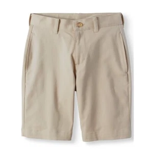 Wonder Nation Shorts Boys Size 7 Khaki School Uniform Super Soft Flat Front --J4 - Picture 1 of 4