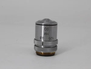 Obiettivo microscopio LOMO Apochromat 90x 1,25 0,5 olio imm iride #DV7 - Foto 1 di 5