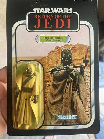 STAR WARS KENNER 1984 TUSKEN RAIDER ( SANDPEOPLE ) 77 BACK See Pics Cover