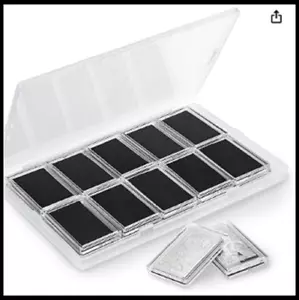1 Oz Silver Bar Holder, 20 Pcs Silver Bar Capsule Storage Bar Capsule Container - Picture 1 of 4