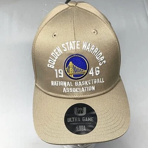 Ultra Juego NBA Golden State Warriors Hombres Gorra de Baloncesto Ajustable Caqui Nueva - Imagen 1 de 12