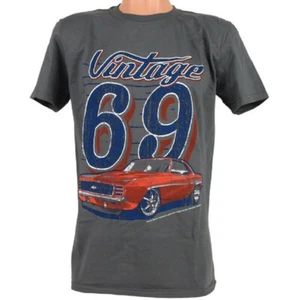 Camiseta Chevrolet 1969 Camaro Vintage Series para hombre con licencia SS - Imagen 1 de 5